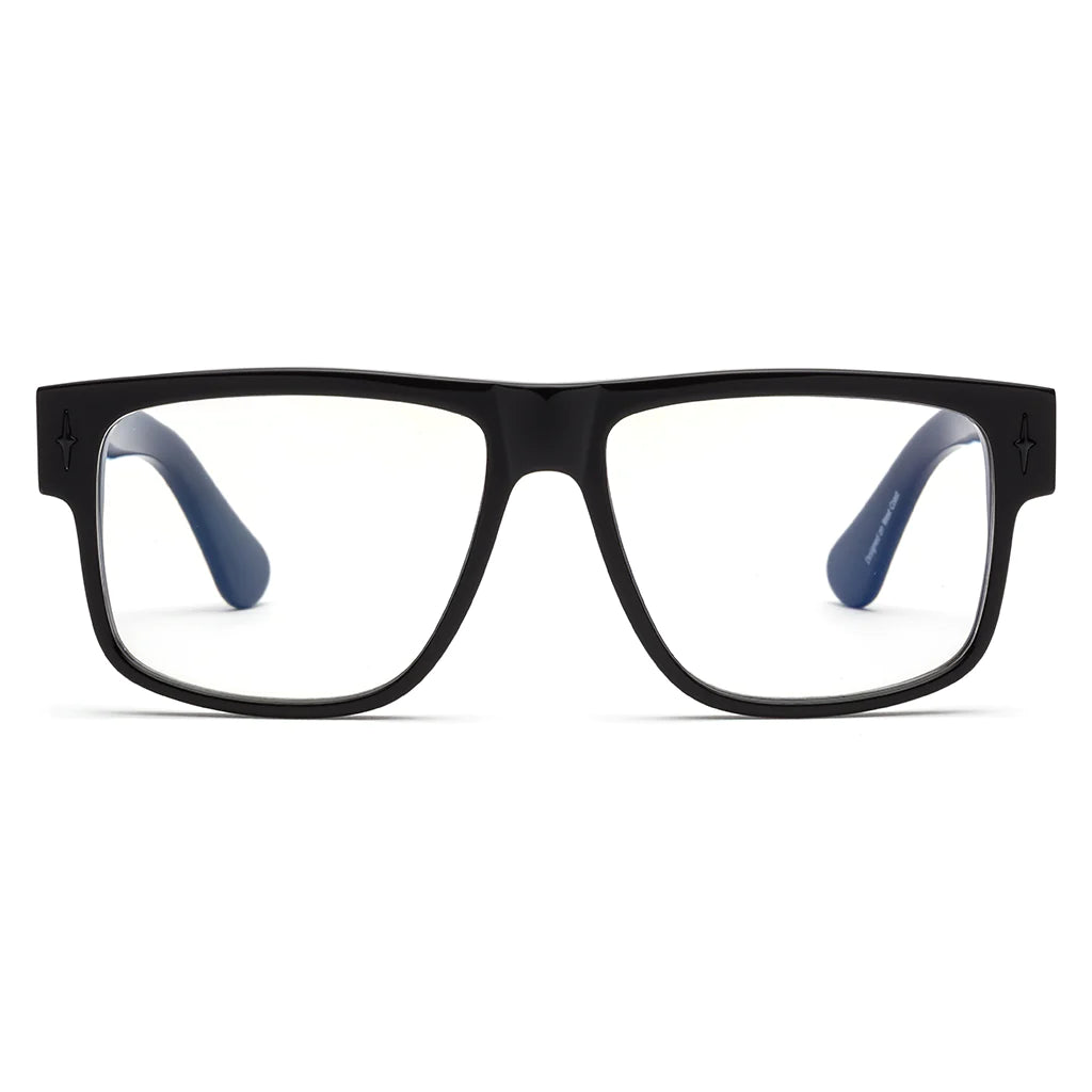 CADDIS Mister Cartoon Reading Glasses - Gloss Black