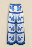 Gesture Pant / Azure Collage