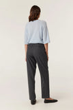 Vincent Wool Pant / Grey Pinstripe