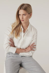 Sands Linen Shirt / White