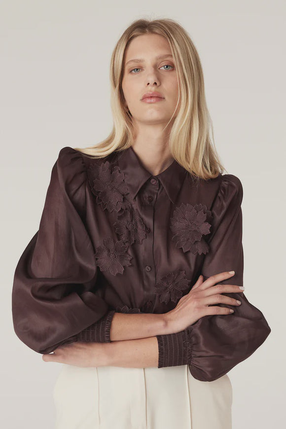 Mirage Blouse / Raisin