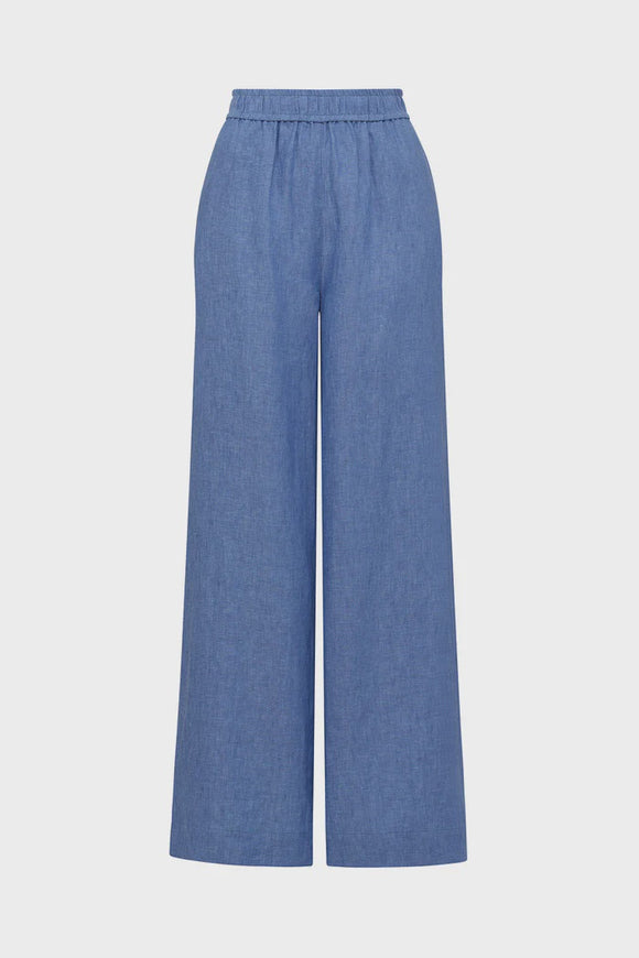 Sail Linen Pant / Blue Marle