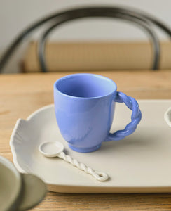 Vintage Twisted Handle Mug