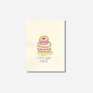 ECRIRE Card / Let's Eat Cake