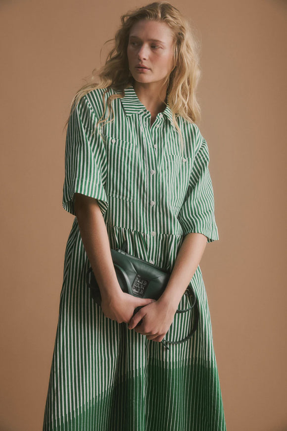 Linen Long Dress / Ortler Print