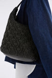Lumme Smocked Shoulder Bag / Black