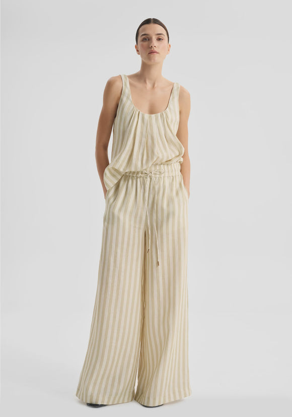 Cybil Linen Pant / Stripe