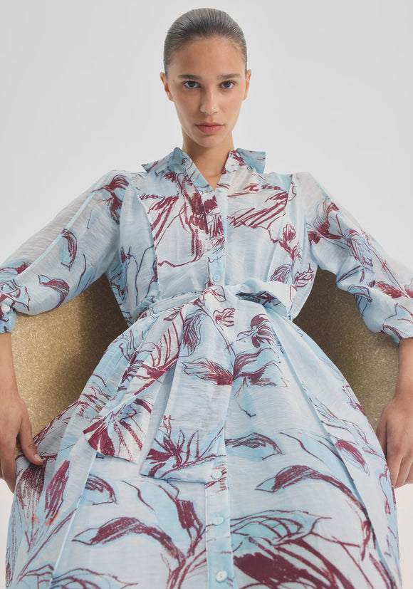 Mae Shirt Dress / Sky