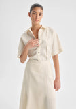 Maisey Linen Skirt / Ecru
