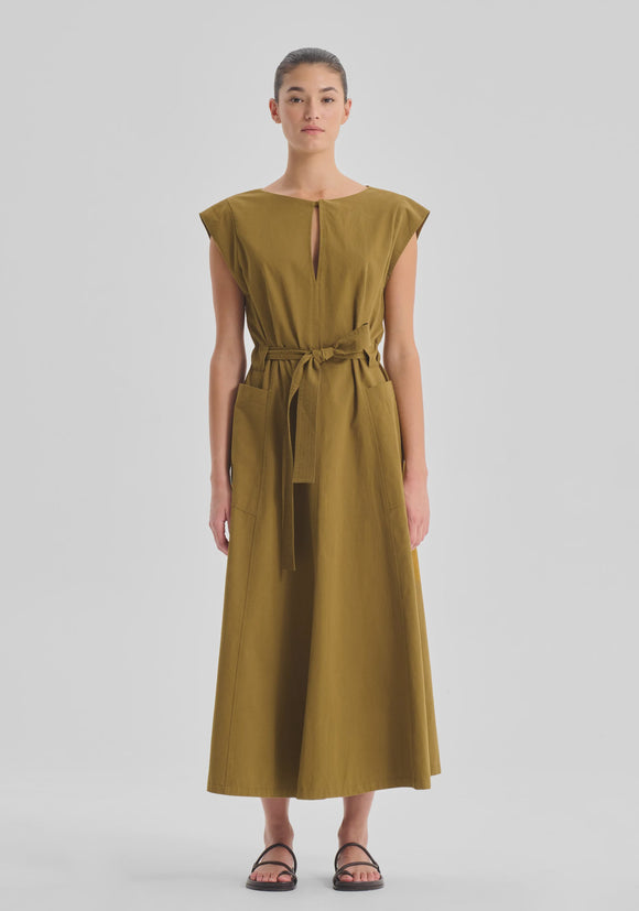 Marique Dress / Tobacco