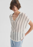 Pippa Knit Polo / Stripe