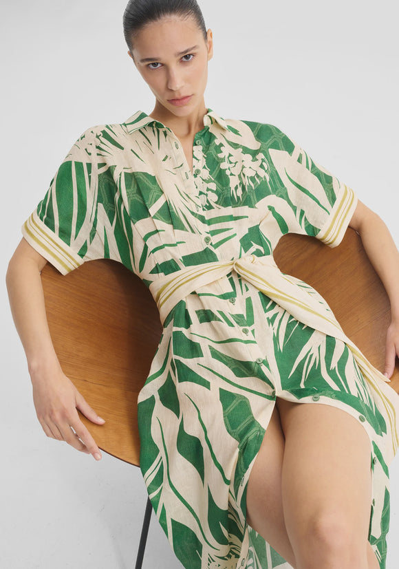 Sorrento Linen Shirt Dress