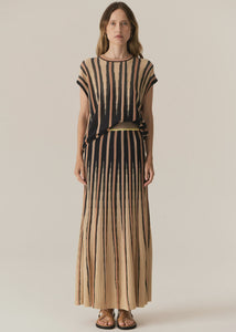 Tedd Knit Skirt / Ink & Camel