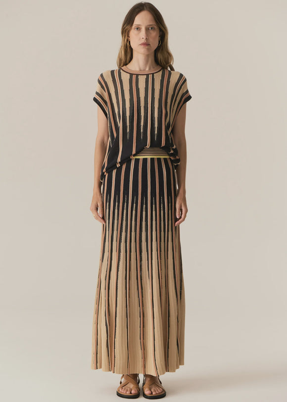 Tedd Knit Skirt / Ink & Camel