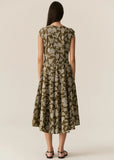 Hugo Dress / Khaki Embroidery