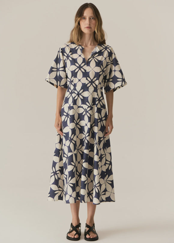 Turin Dress / Blue Turin