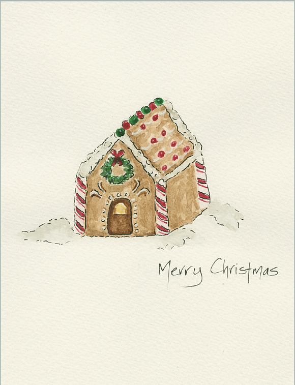 ECRIRE Card / Gingerbread House