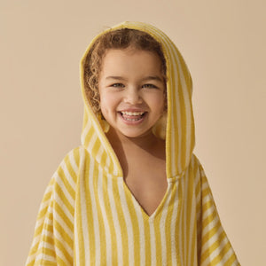 Terry Hooded Towel / Honey Wave