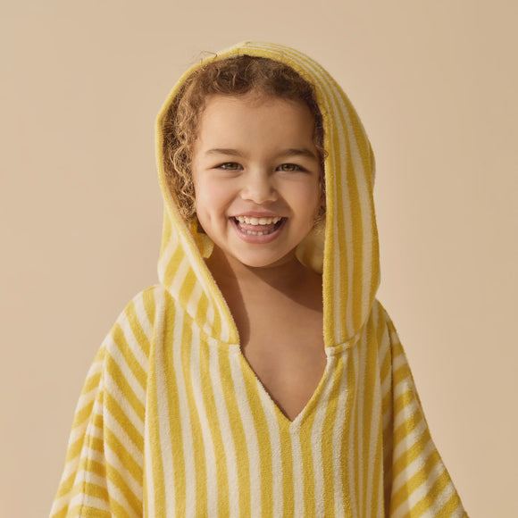 Terry Hooded Towel / Honey Wave