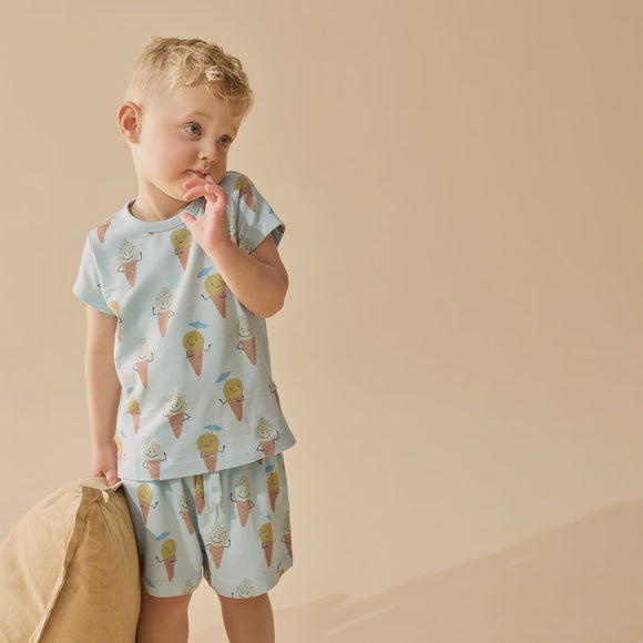 Short Sleeved Pyjamas / Frosty Friends