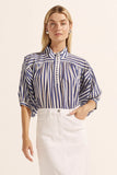 Adage Top / Navy Stripe