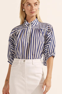 Adage Top / Navy Stripe