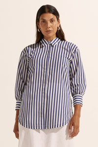 Agile Top / Navy Stripe