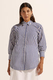 Agile Top / Navy Stripe