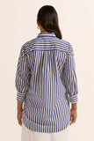 Agile Top / Navy Stripe