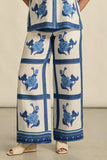 Gesture Pant / Azure Collage