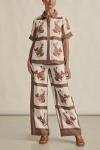 Gesture Pant / Coffee Collage