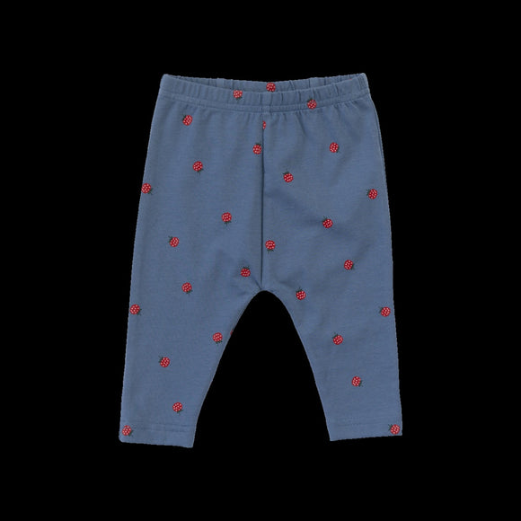 Leggings / Raspberry Blue Print