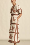 Portrait Dress / Coffee Collage