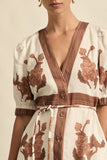 Portrait Dress / Coffee Collage
