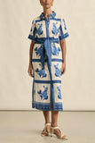 Roam Dress / Azure Collage