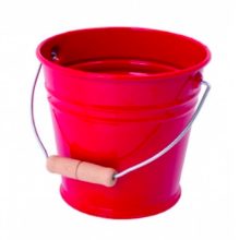 Child's Bucket Red