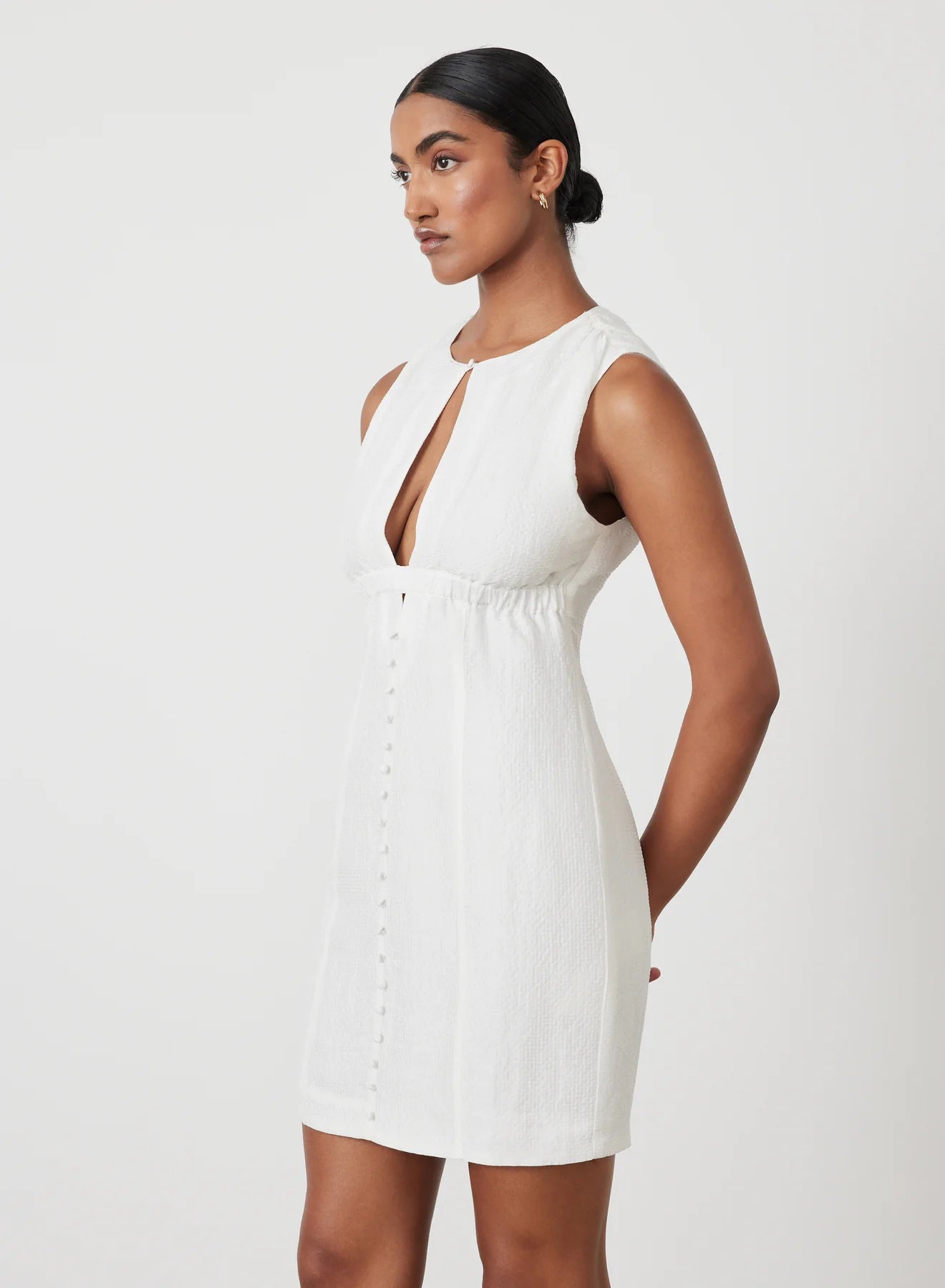 Aston Silk Linen Mini Dress – Harvest Moon Home