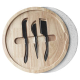 Serving Board With Cheese Knives