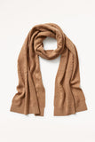 Merino Cable Scarf / Camel