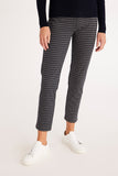 Liv Houndstooth Pant / Navy