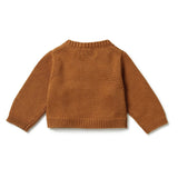 Knitted Ruffle Cardigan / Spice